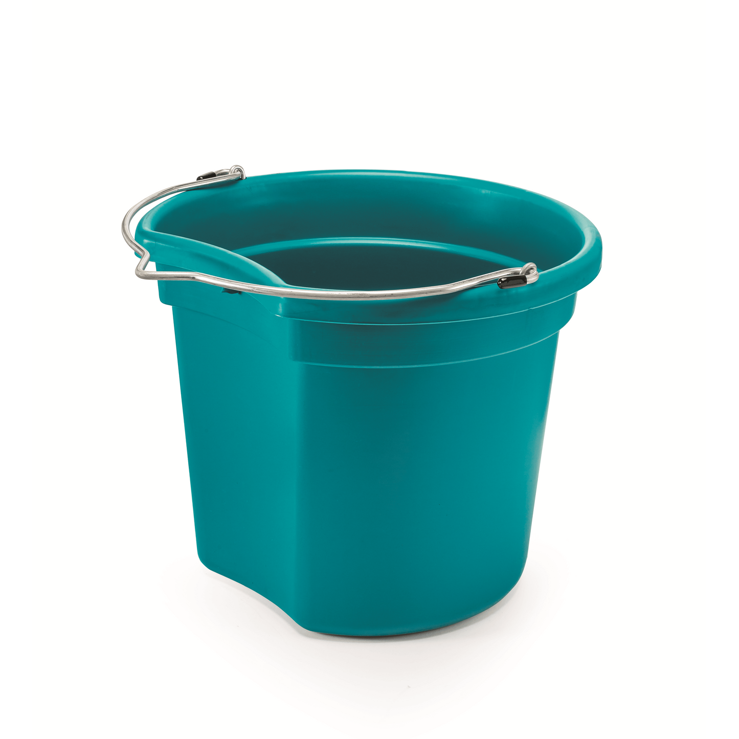 KD-120E 18 Qt. Flat Back Silver Line Bucket