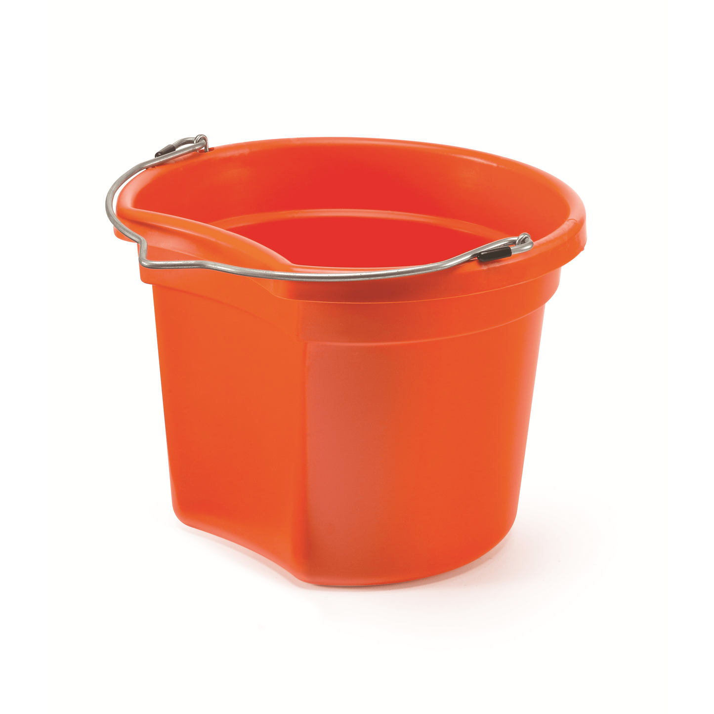 KD-154 8 Qt. Flat Back Silver Line Bucket