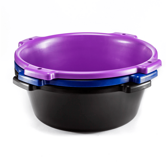 KD‑168 Platinum Line Pan Feeder – Ultra-Durable Shallow Feed Pan for Horses