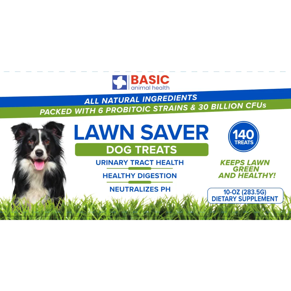 Lawn Saver Dog Treats - Grass Saver Supplement for dogs - 10 oz.
