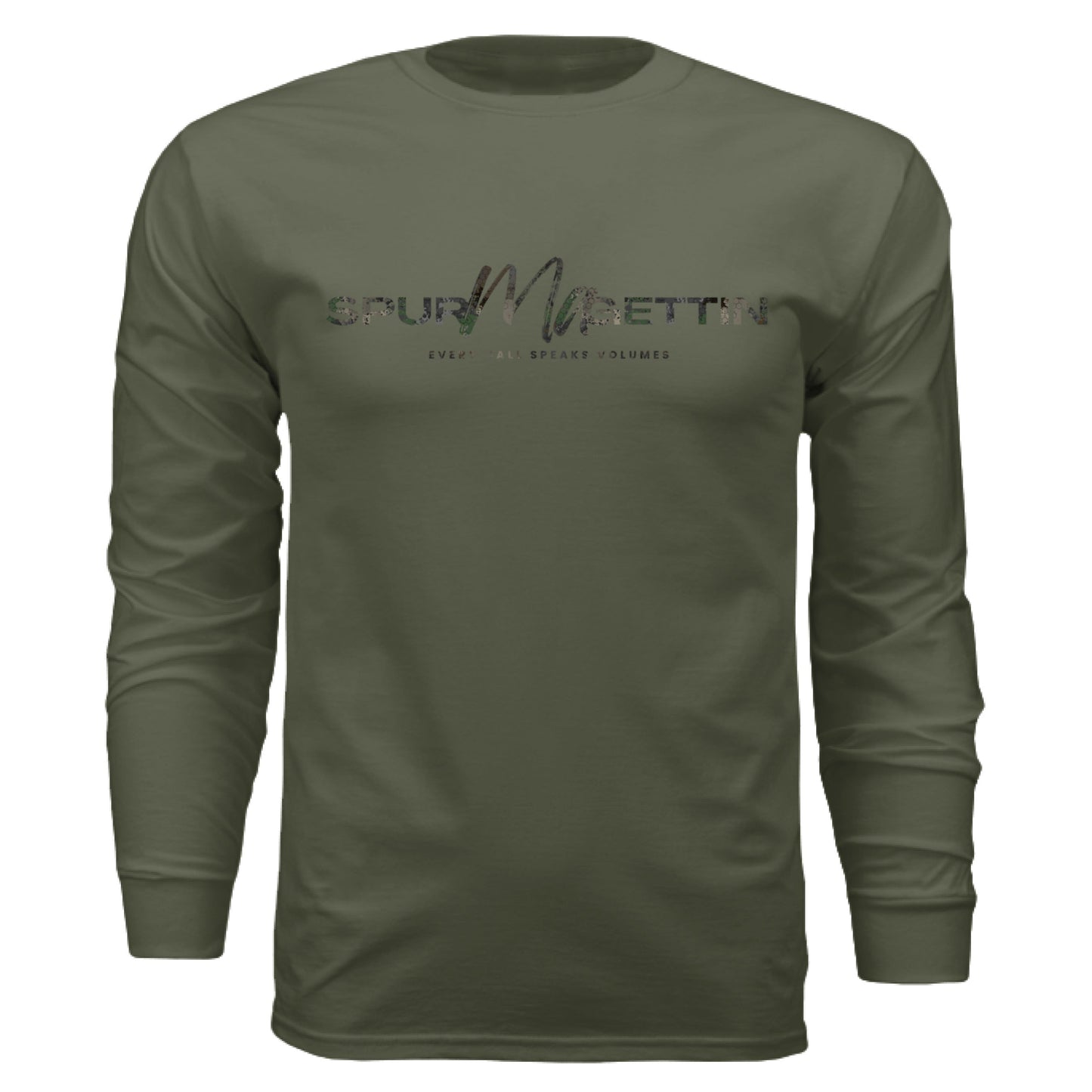 Timber Splash Burst Camo Buck Long Sleeve T-Shirt
