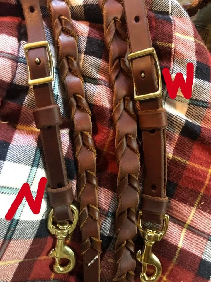 Laced Leather Reins