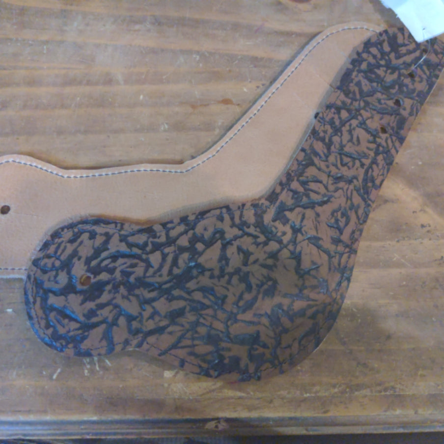 Wide Mens Exotic Lined Dovewing Spur Straps