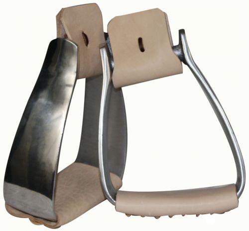 SLOPED ALUMINUM ROPING STIRRUP