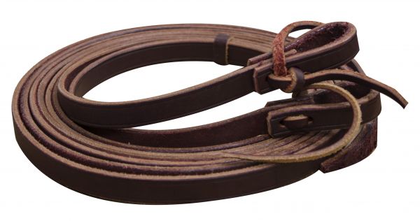 5/8" X 8 FT LEATHER SPLIT REINS