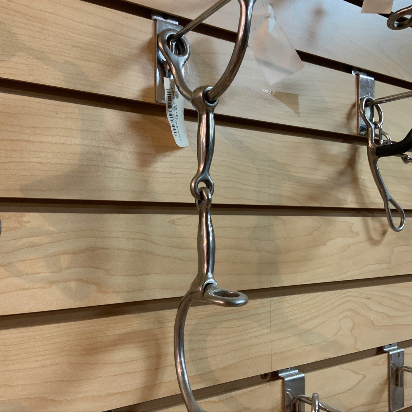 Stainless steel gag bit