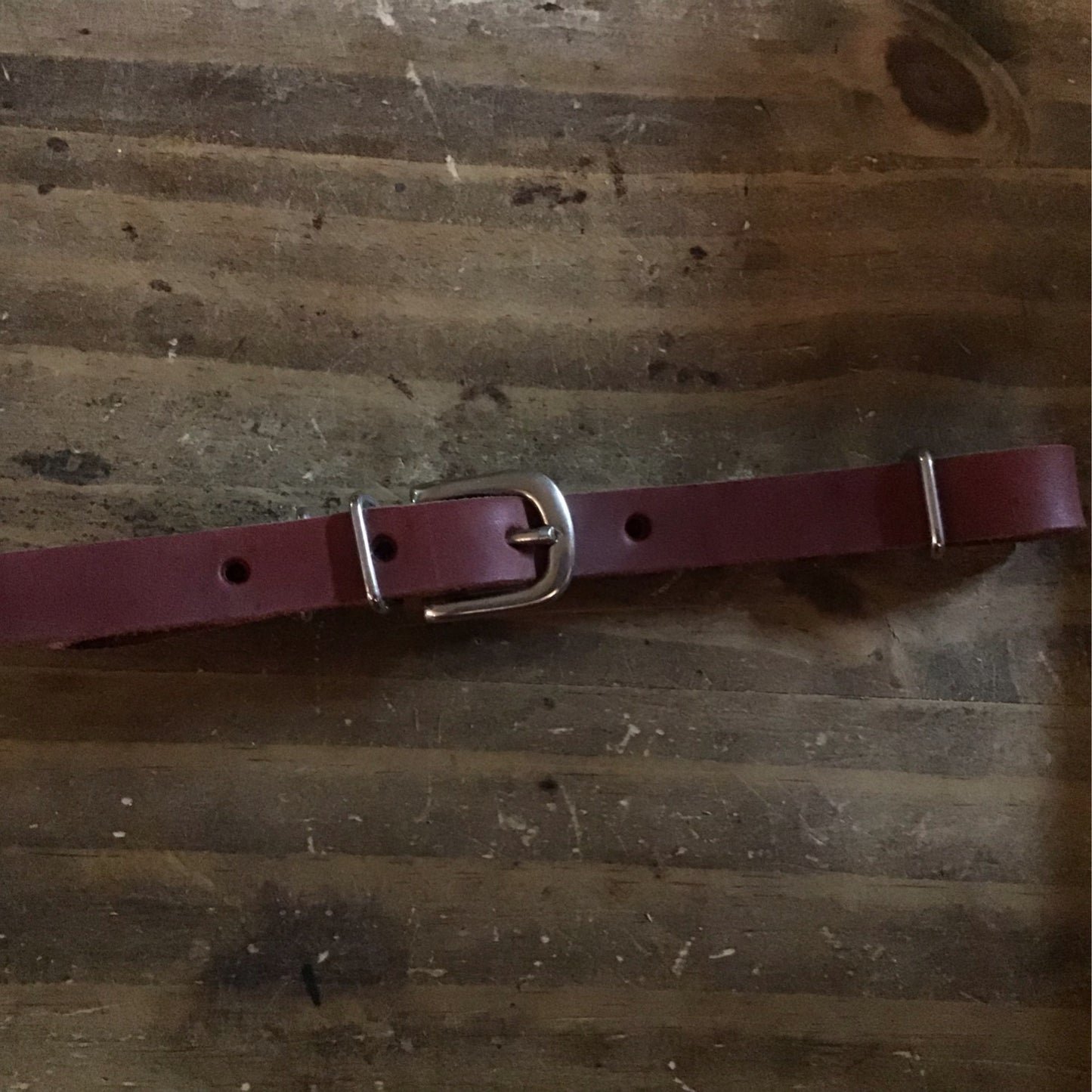 LATIGO LEATHER CURB STRAP