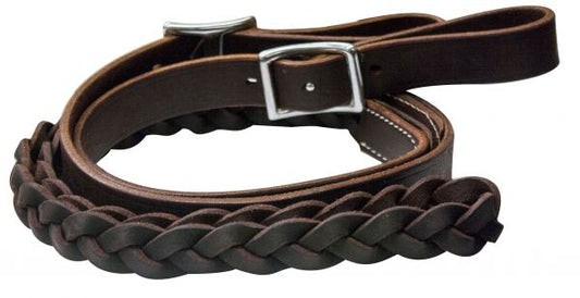 1 IN BRAIDED ROPING REINS