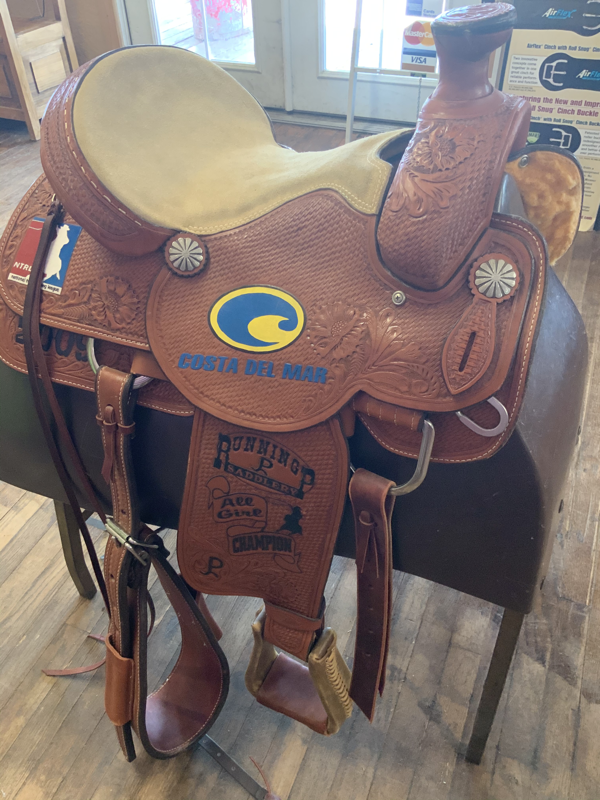 14 1/2 IN RUNNING P ROPING SADFLE CT3682-5