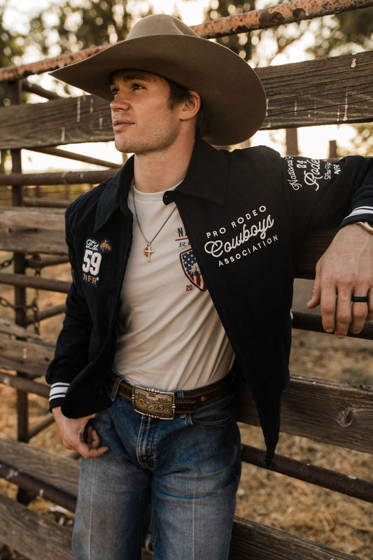 Vintage NFR Corduroy Bomber