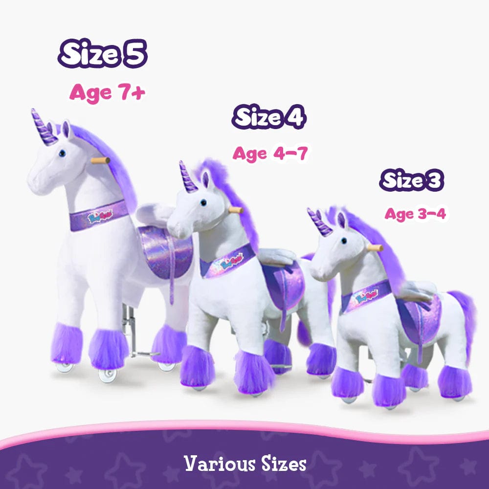 Model U® Ride-On Unicorn Age 3-4 Purple