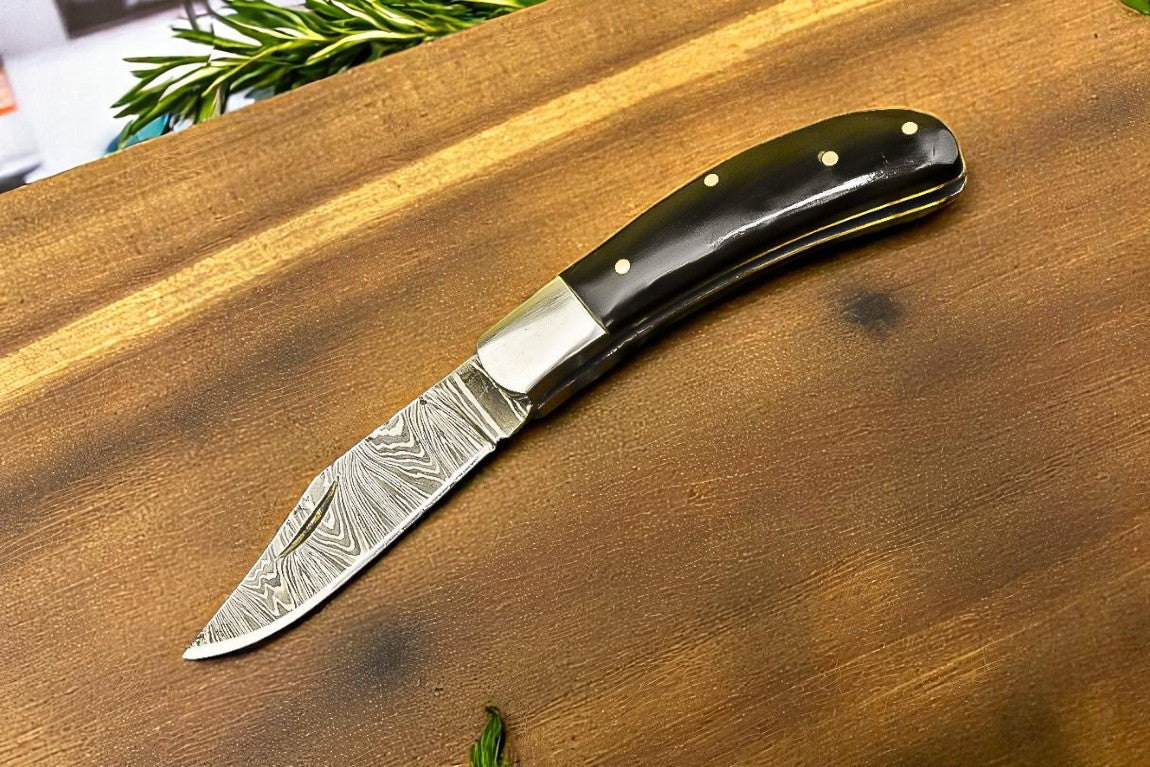 Pocket Knife EDC | Buffalo Horn Handle