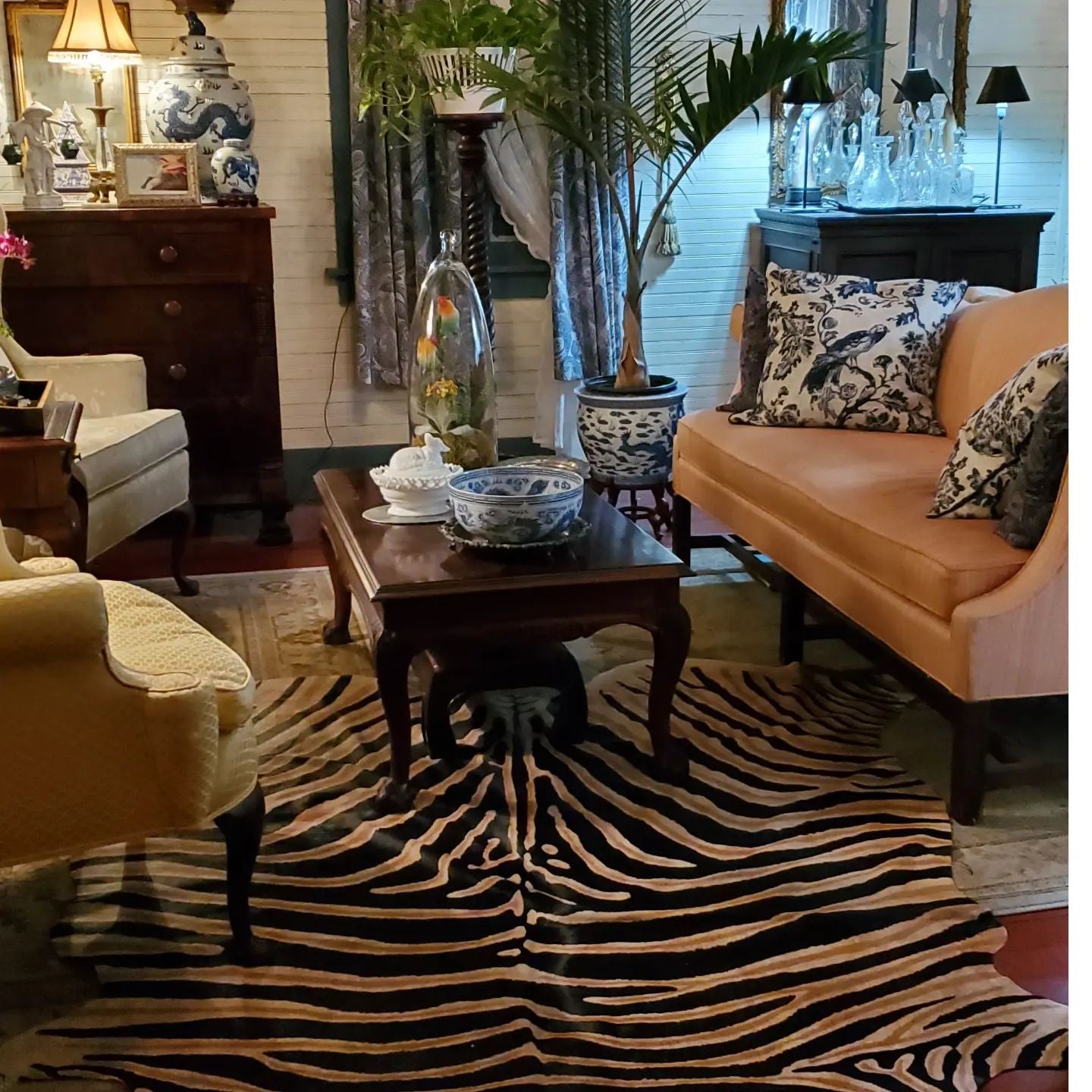 Zebra Safari Cowhide Rug
