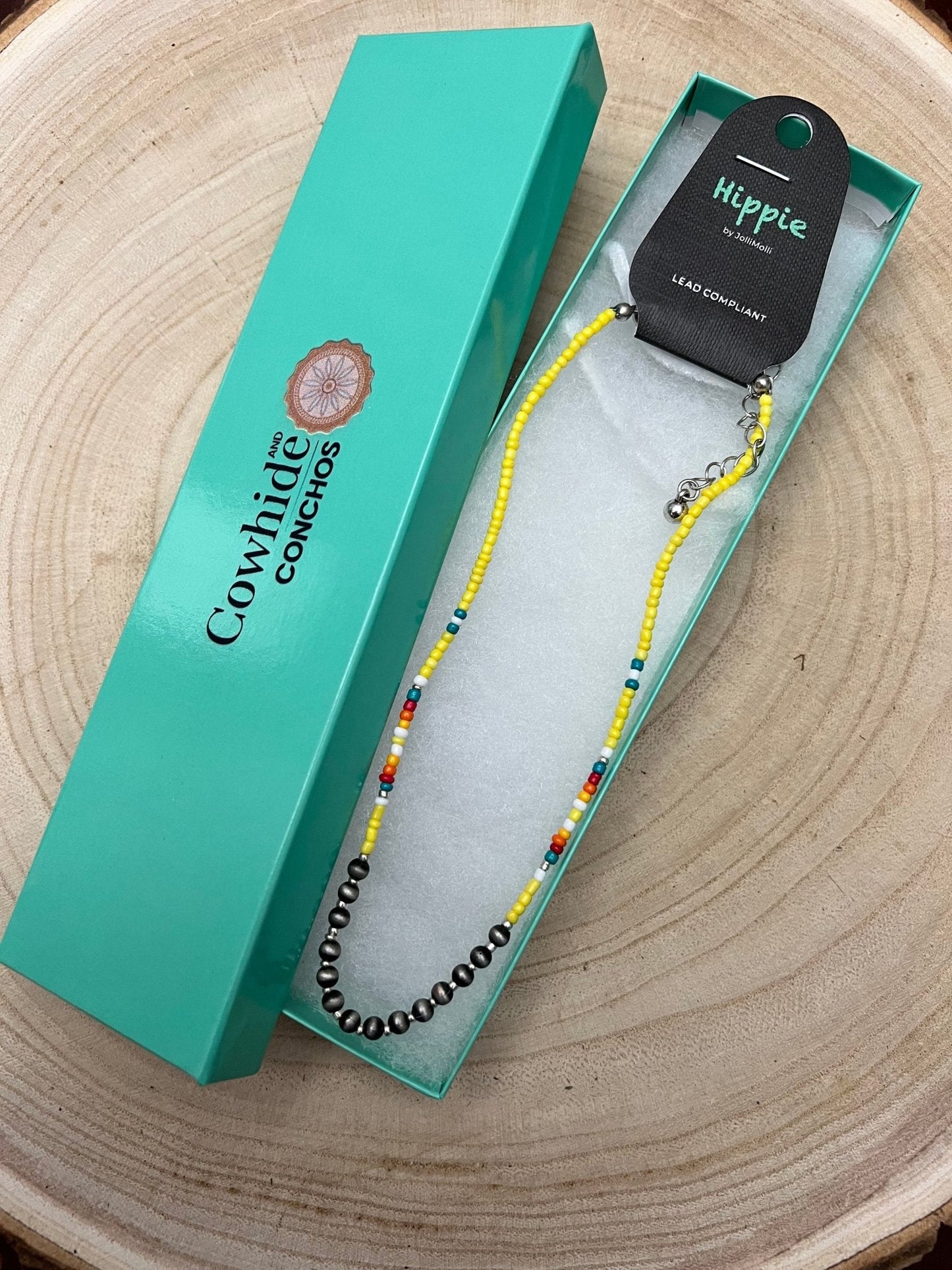 Seed Bead with Faux Navajo Pearl - 13 inch Choker - Deal of the Day!