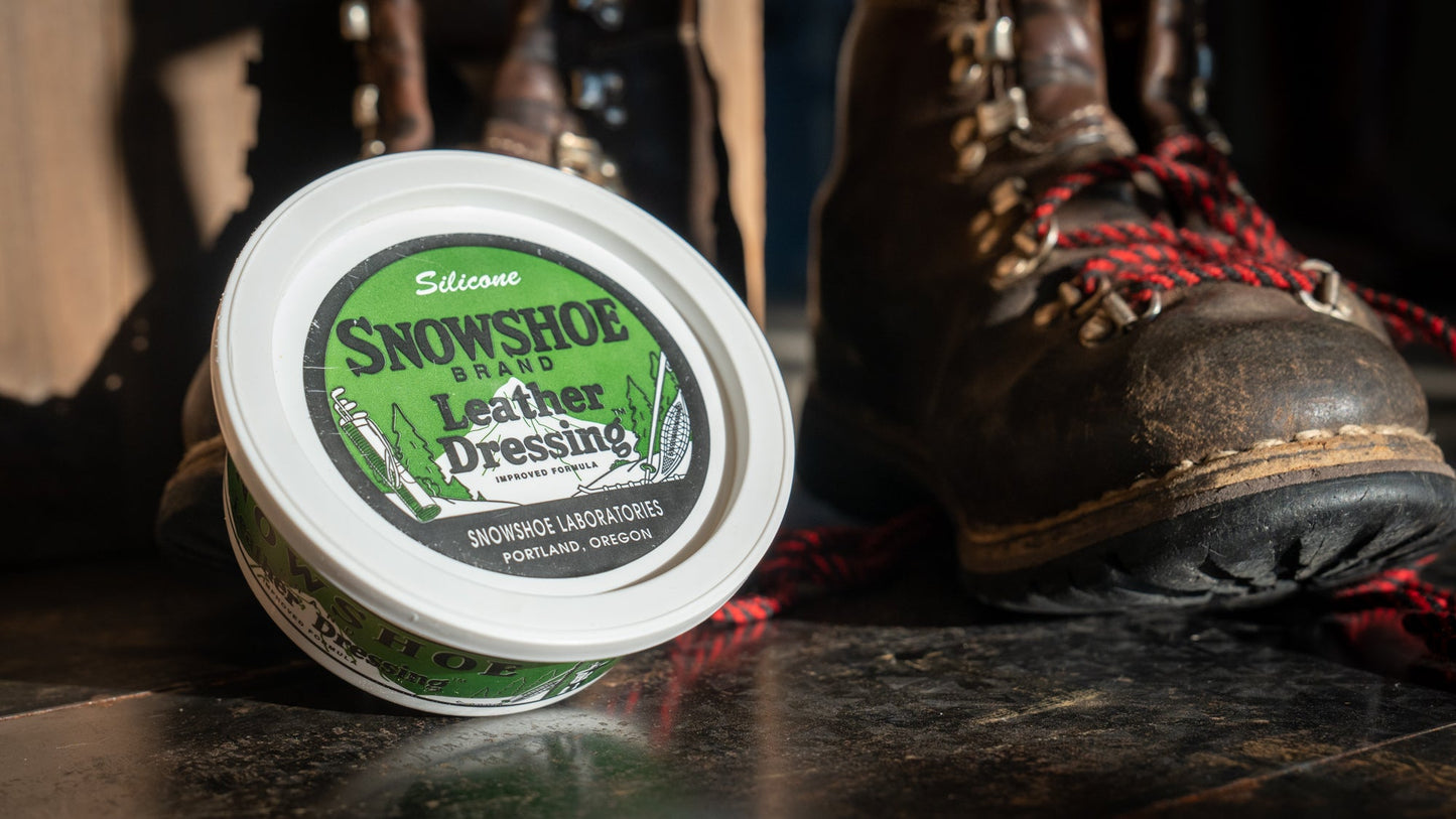Snowshoe Leather Conditioner - 8oz Tub - Close Out Special - Old Packaging (Low Stock)