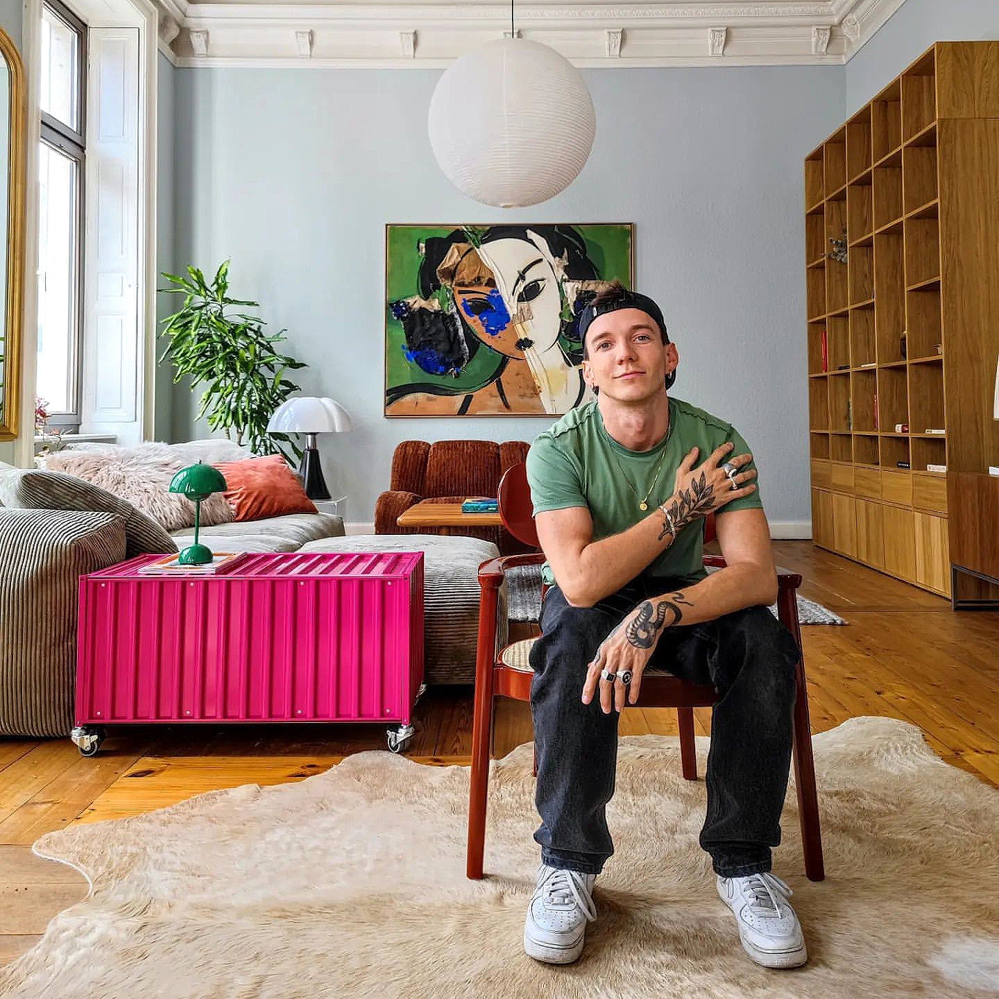 Palomino Brazilian Cowhide Rug: XXL