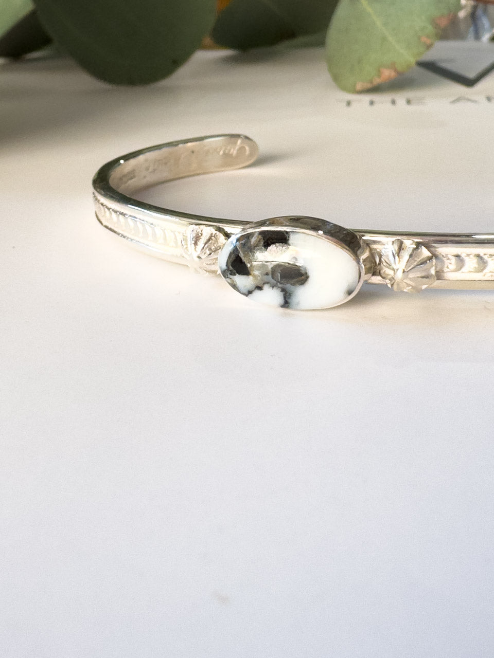 June Delgarito White Buffalo Cuff