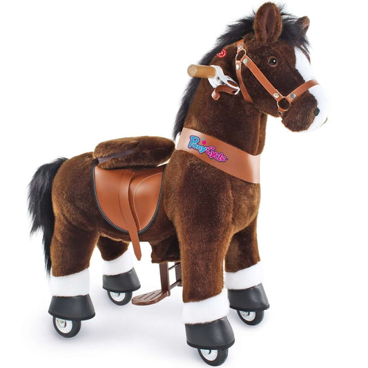Model U® Ride On Horse Toy Age 3-4 Chocolate