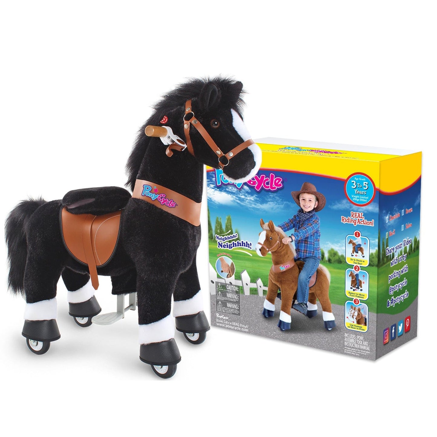 Model U® Horse Toy Age 3-4 Black