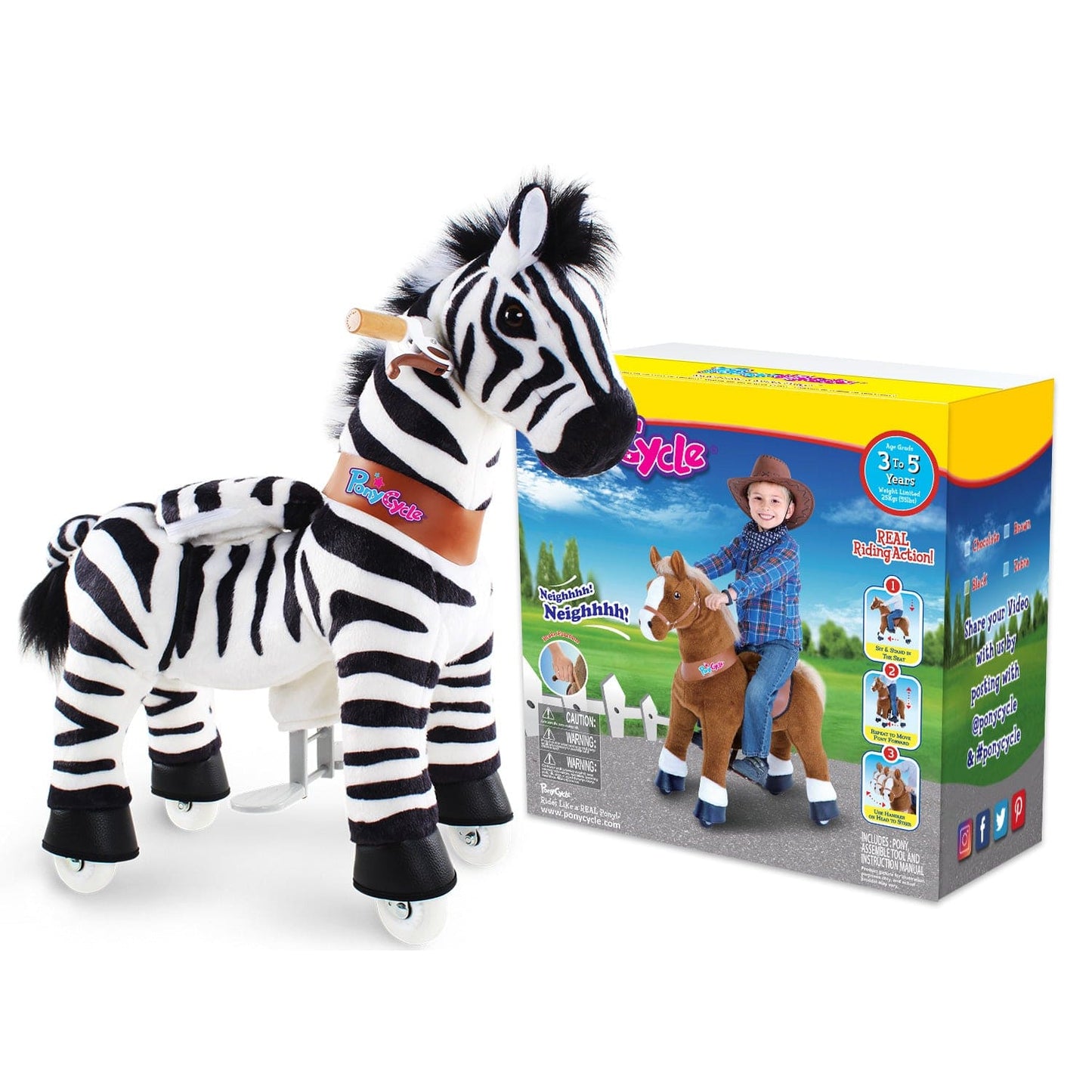 Model U® Zebra toy Age 3-4