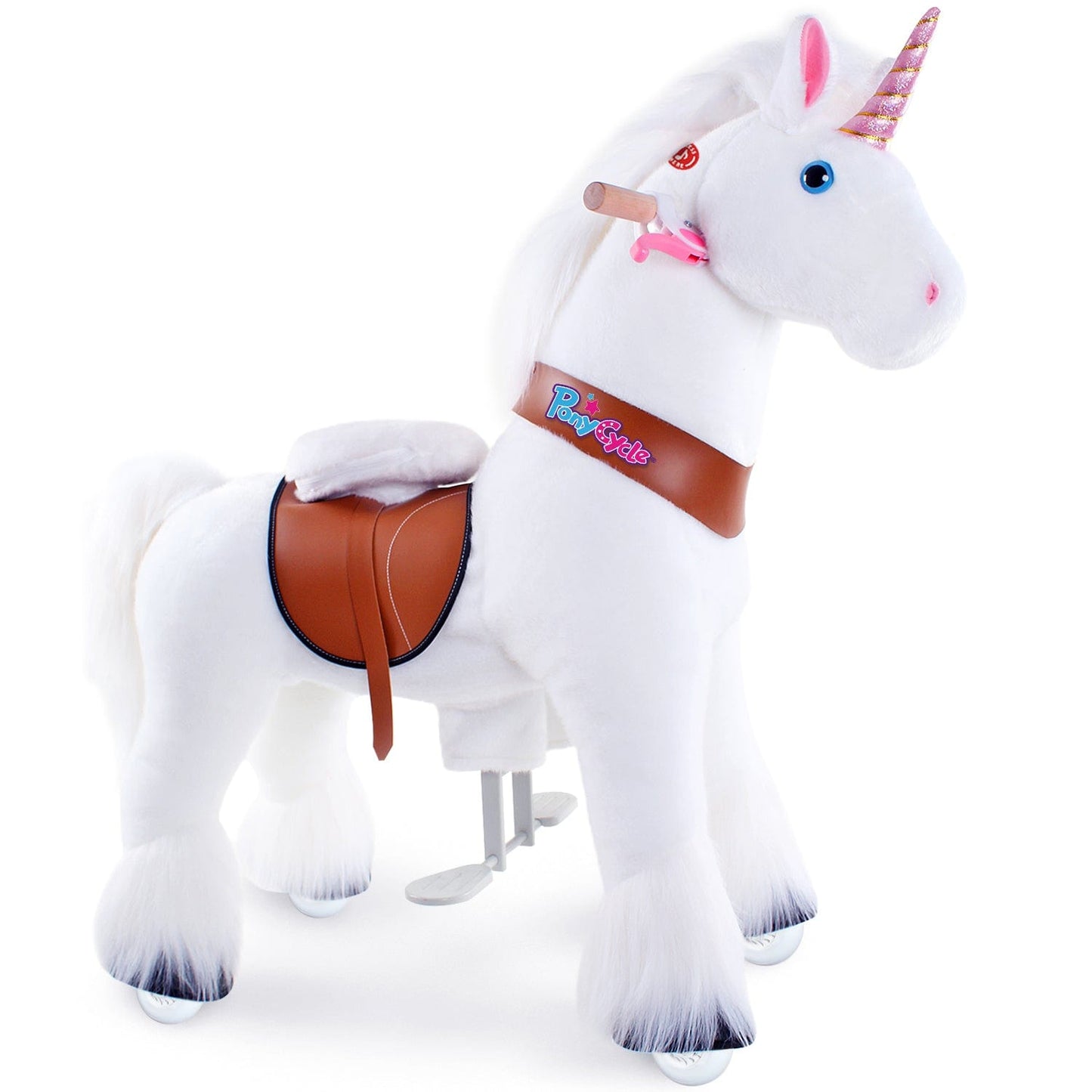 Model U® Unicorn Riding Toy For Age 4-7 White