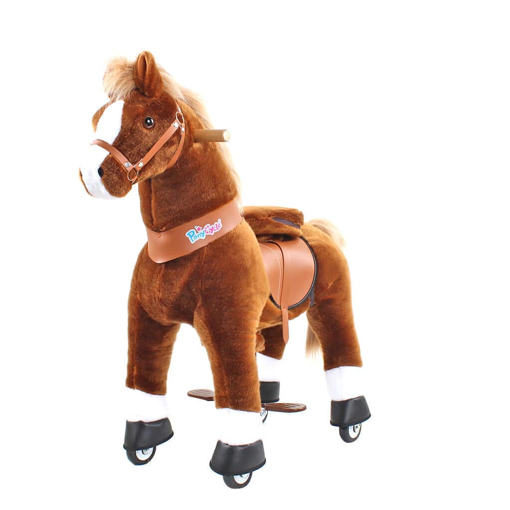 Model U® Ride‑On Pony Toy Riding Horse Age 4‑7 Brown
