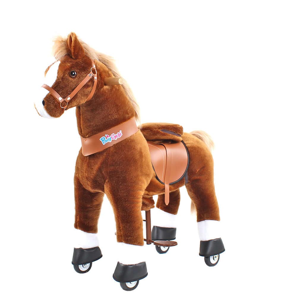Model U® Ride‑On Pony Toy Riding Horse Age 4‑7 Brown