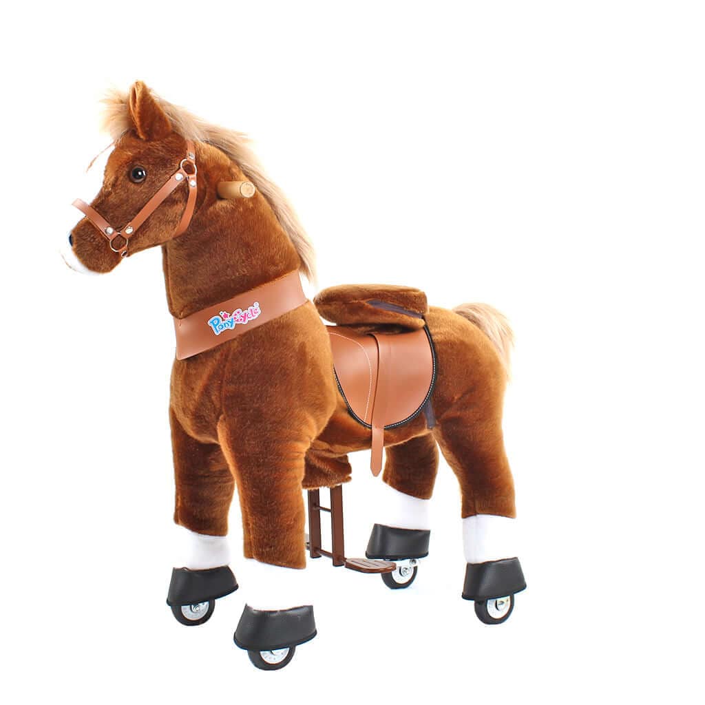 Model U® Ride‑On Pony Toy Riding Horse Age 4‑7 Brown