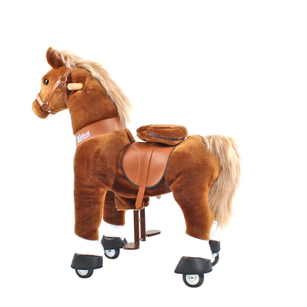 Model U® Ride‑On Pony Toy Riding Horse Age 4‑7 Brown