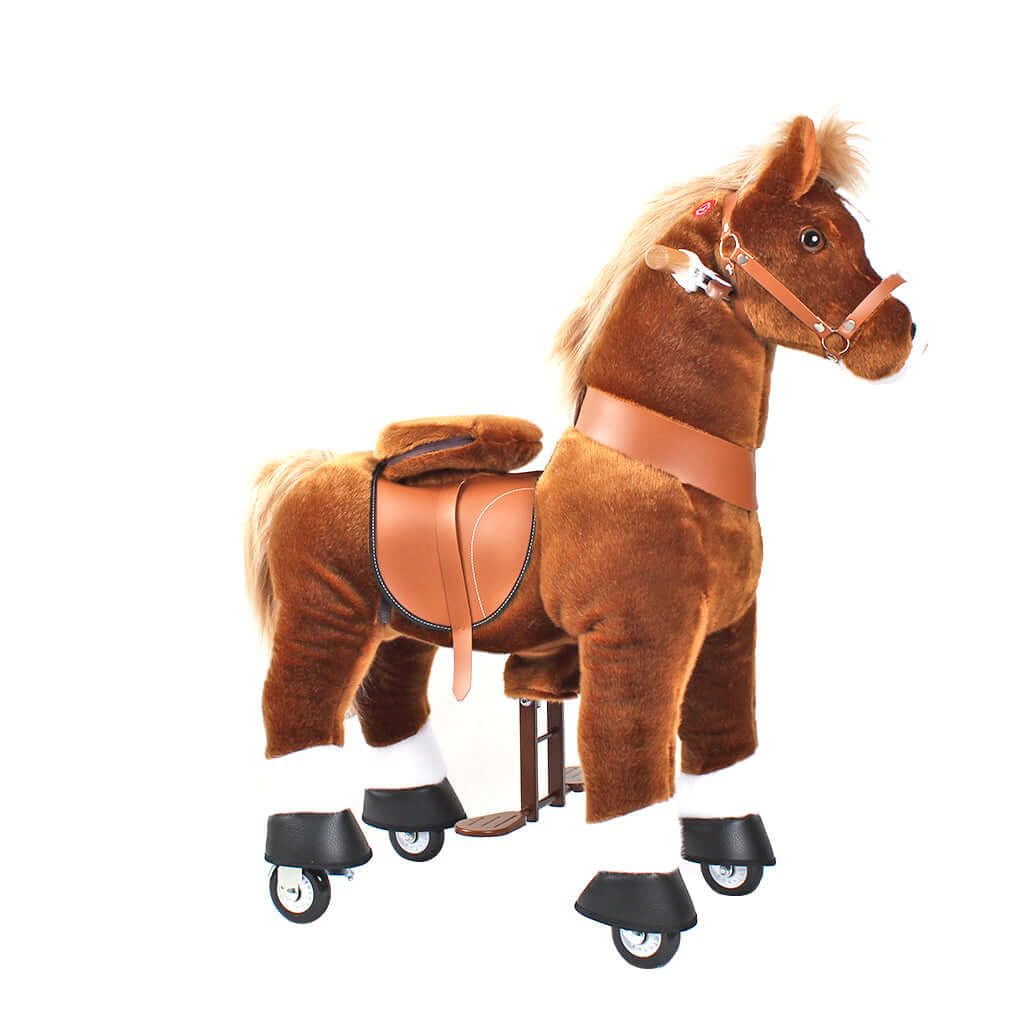 Model U® Ride‑On Pony Toy Riding Horse Age 4‑7 Brown