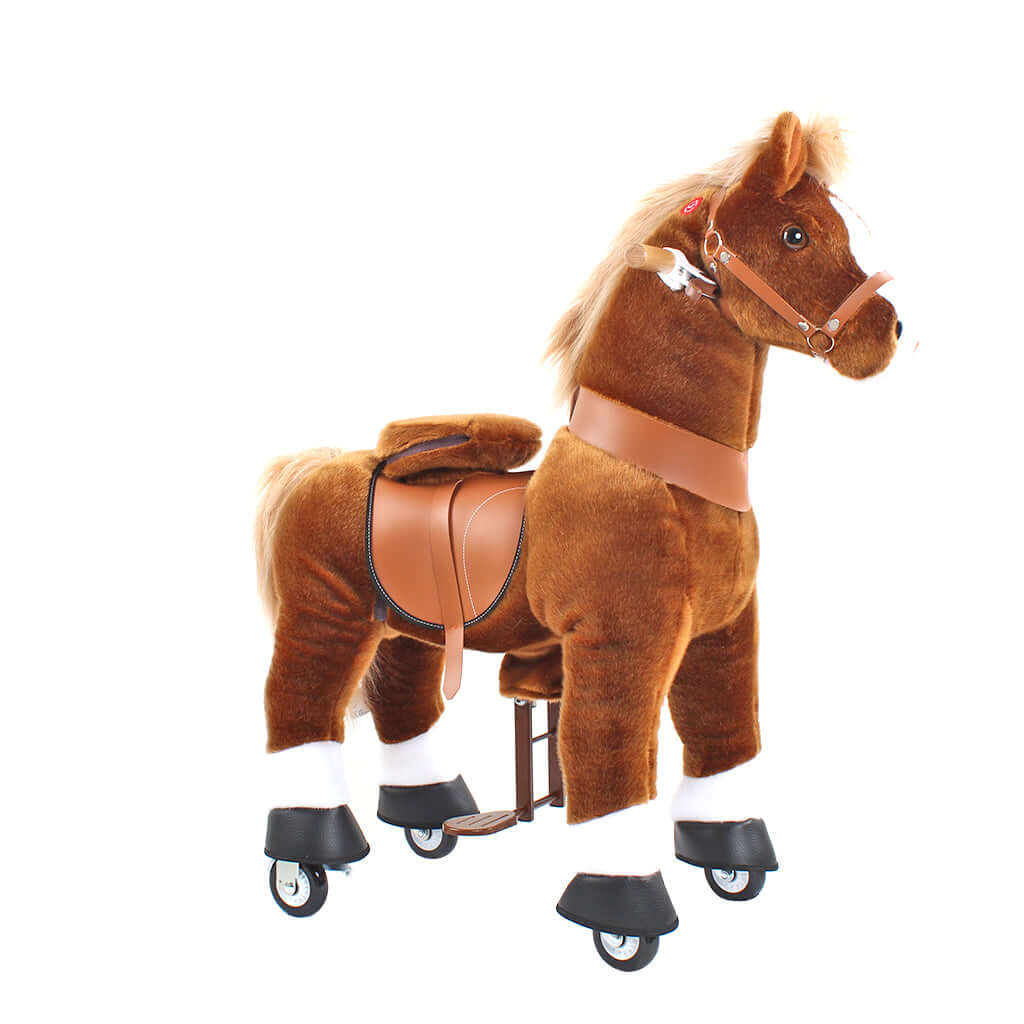 Model U® Ride‑On Pony Toy Riding Horse Age 4‑7 Brown