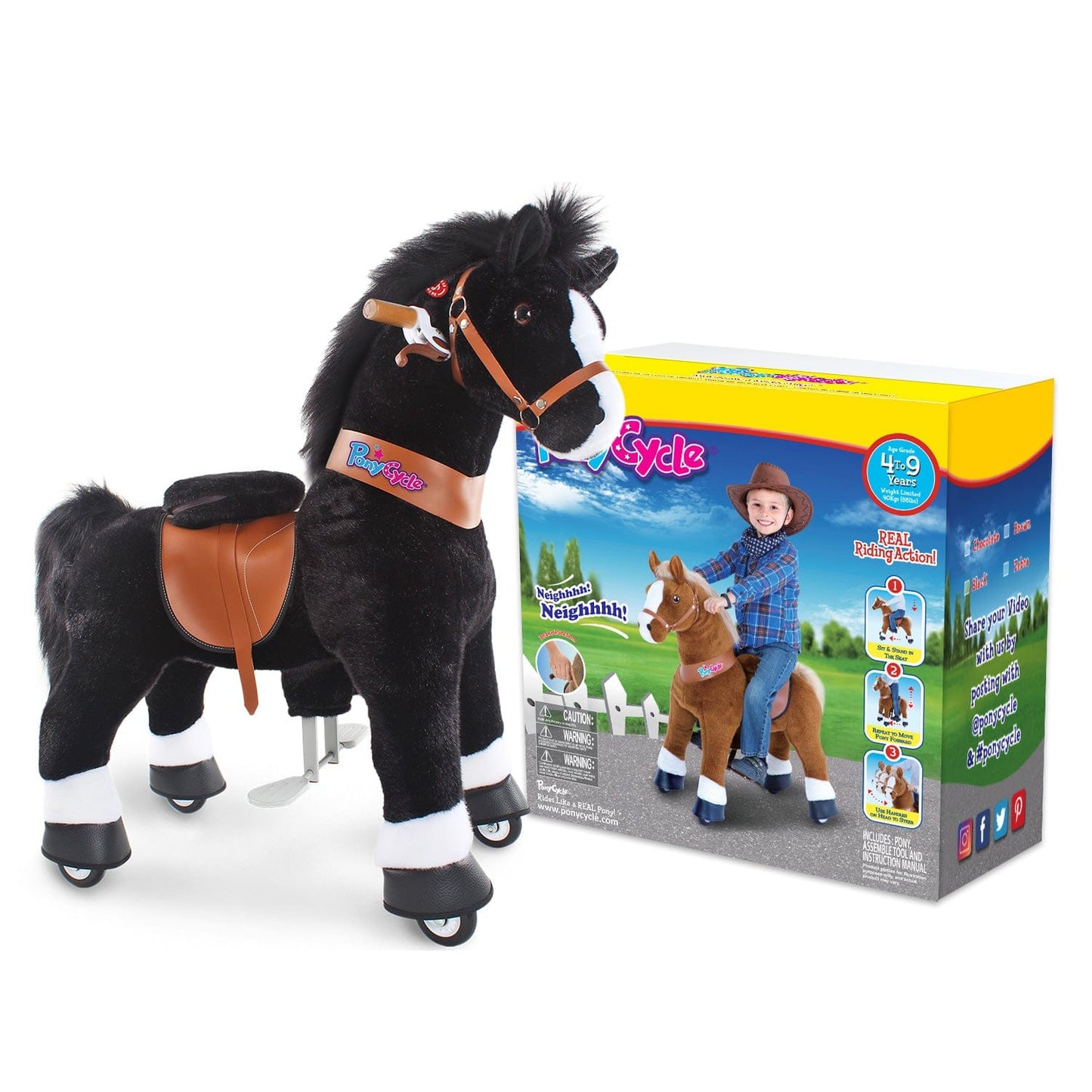 Model U® Horse Age 4-7 Black