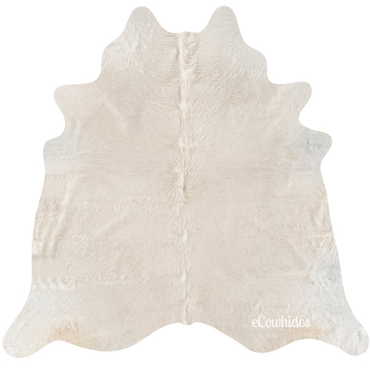 White Natural Cowhide Rug