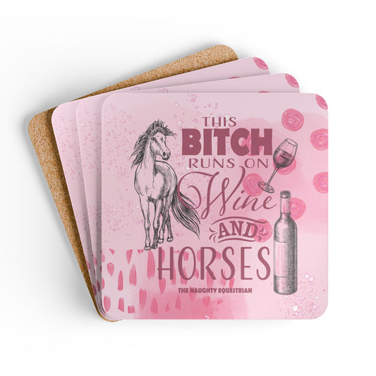 Runs on Wine and Horses Western Coaster