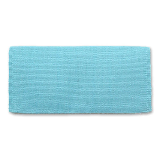 1314A-76 San Juan 34X30 Aqua New Zealand Wool Saddle Blanket