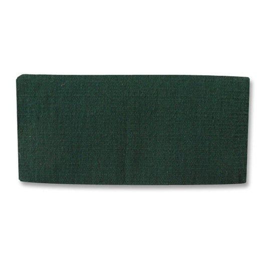 San Juan 24x24 Hunter Green New Zealand Wool Pony Saddle Blanket