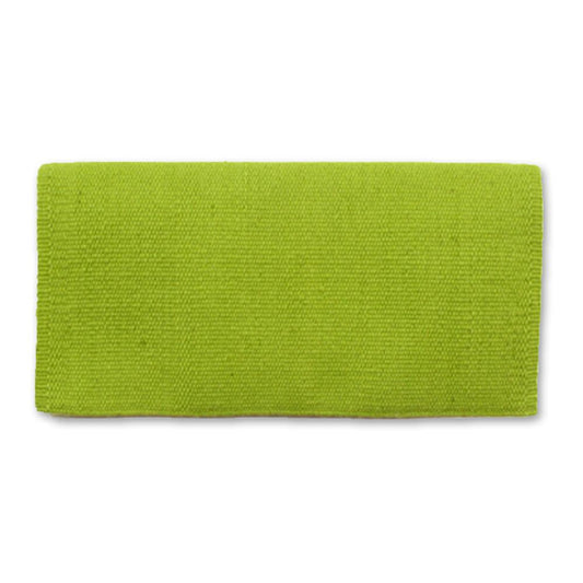 1314P-35 San Juan 24x24 Lime Green New Zealand Wool Pony Saddle Blanket