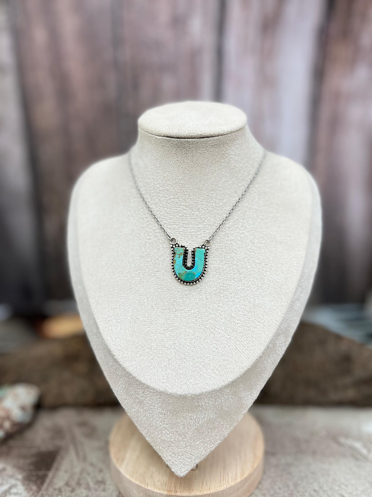 Handmade Sterling Silver Multi Stones Necklace with Signed Nizhoni