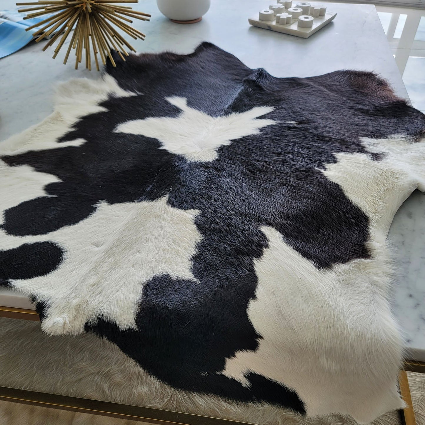 Black and White Calf Hides