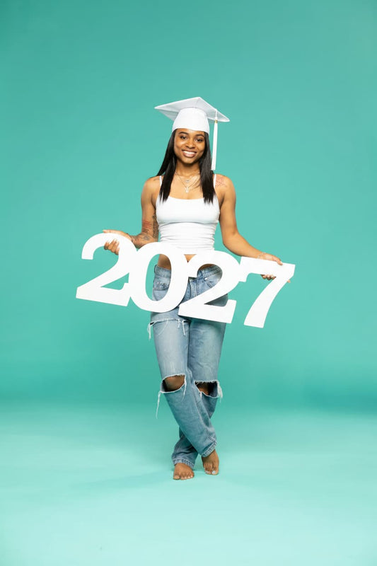 36" Wooden 2027 Senior Photo Prop | "Beautifully Made!"