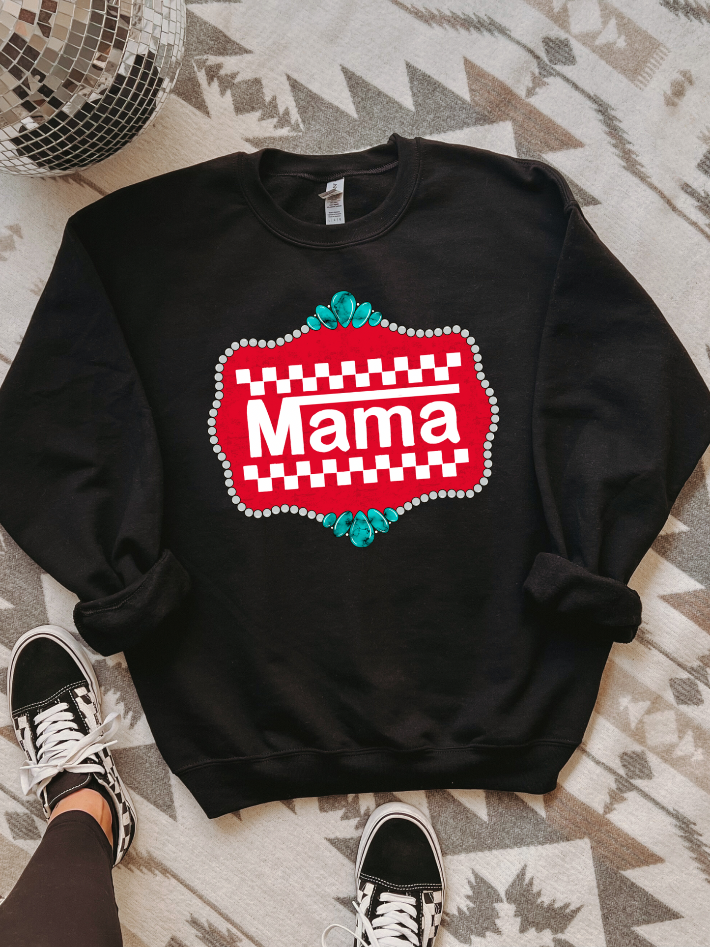 Off The Wall Mama Crewneck