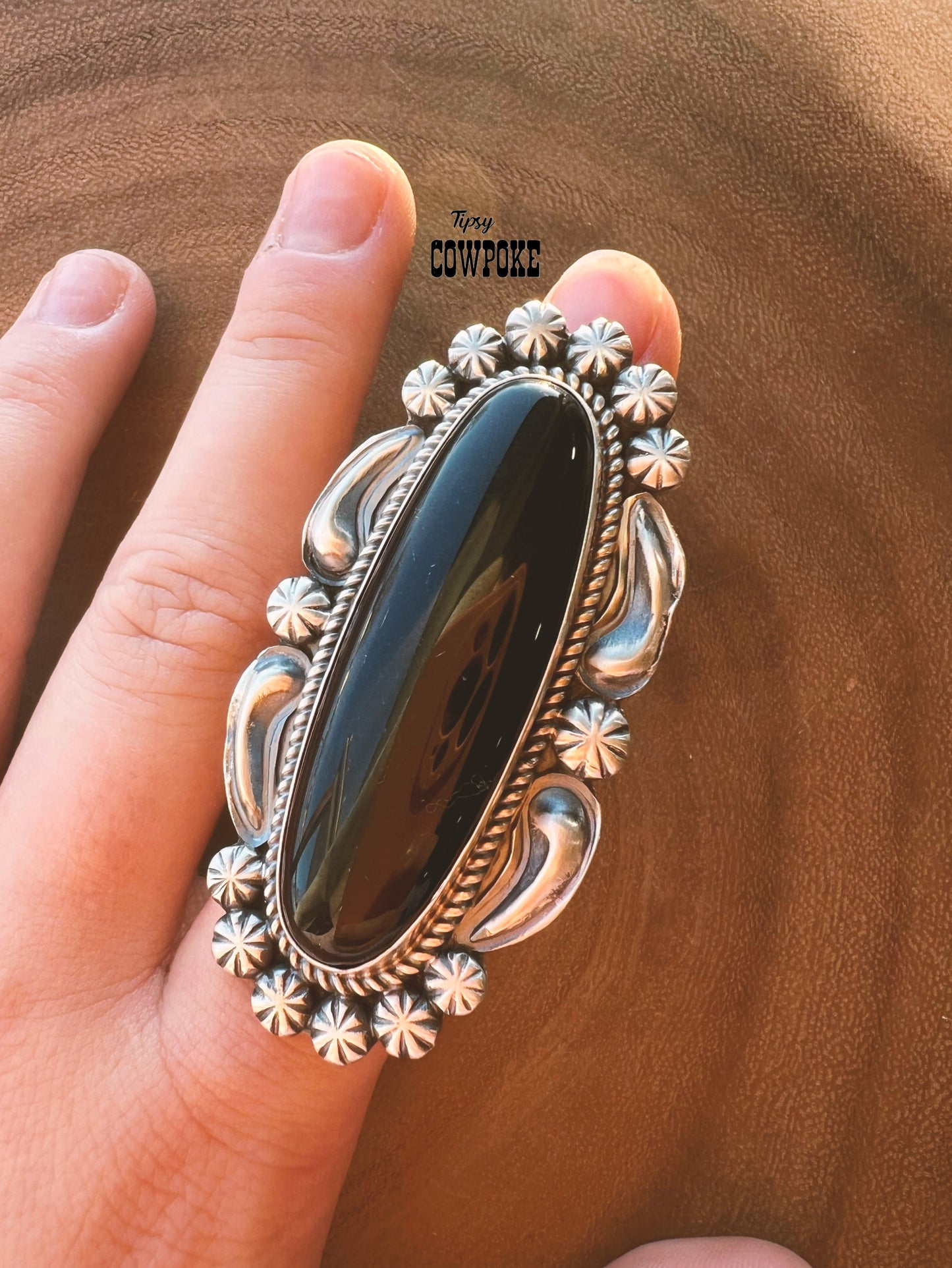 Black Bettie Onyx Size 8 Ring
