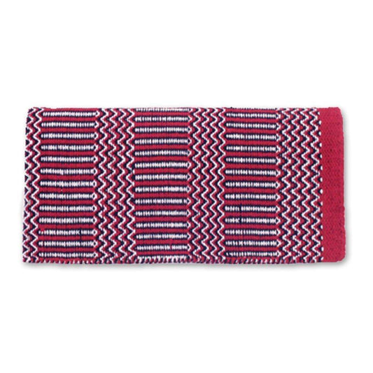 Red Double Weave 32x64 Acrylic Blend Saddle Blanket