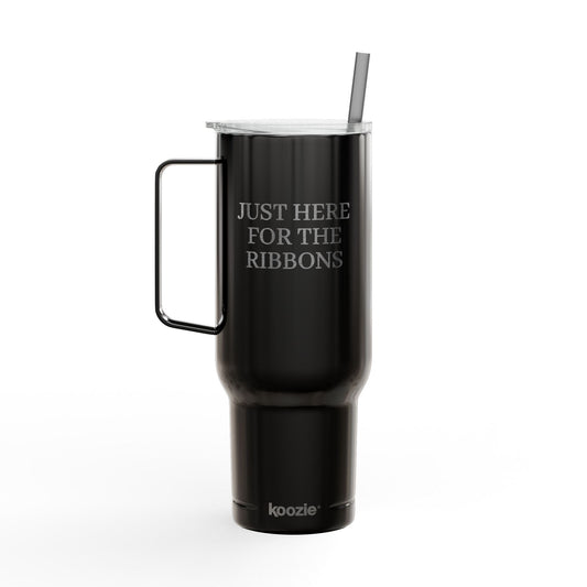 Insulated Tumbler with Lid, 40oz (Engraving) - Here For The Ribbons