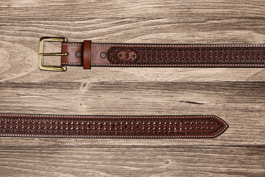 Western Chocolate Spider Belt 48