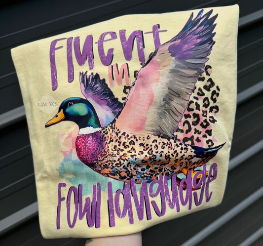 Fluent in foul language tee or sweatshirt