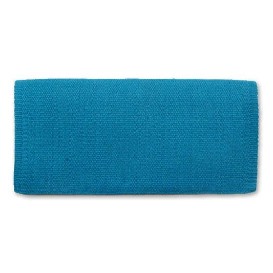 1314-79 San Juan Solid Soft Turquoise 36x34 New Zealand Wool Saddle Blanket SOFTTURQ