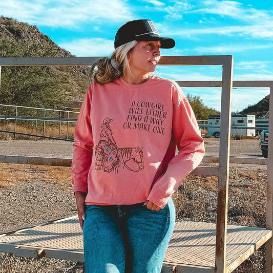 Cowgirl Way Crewneck Sweatshirt