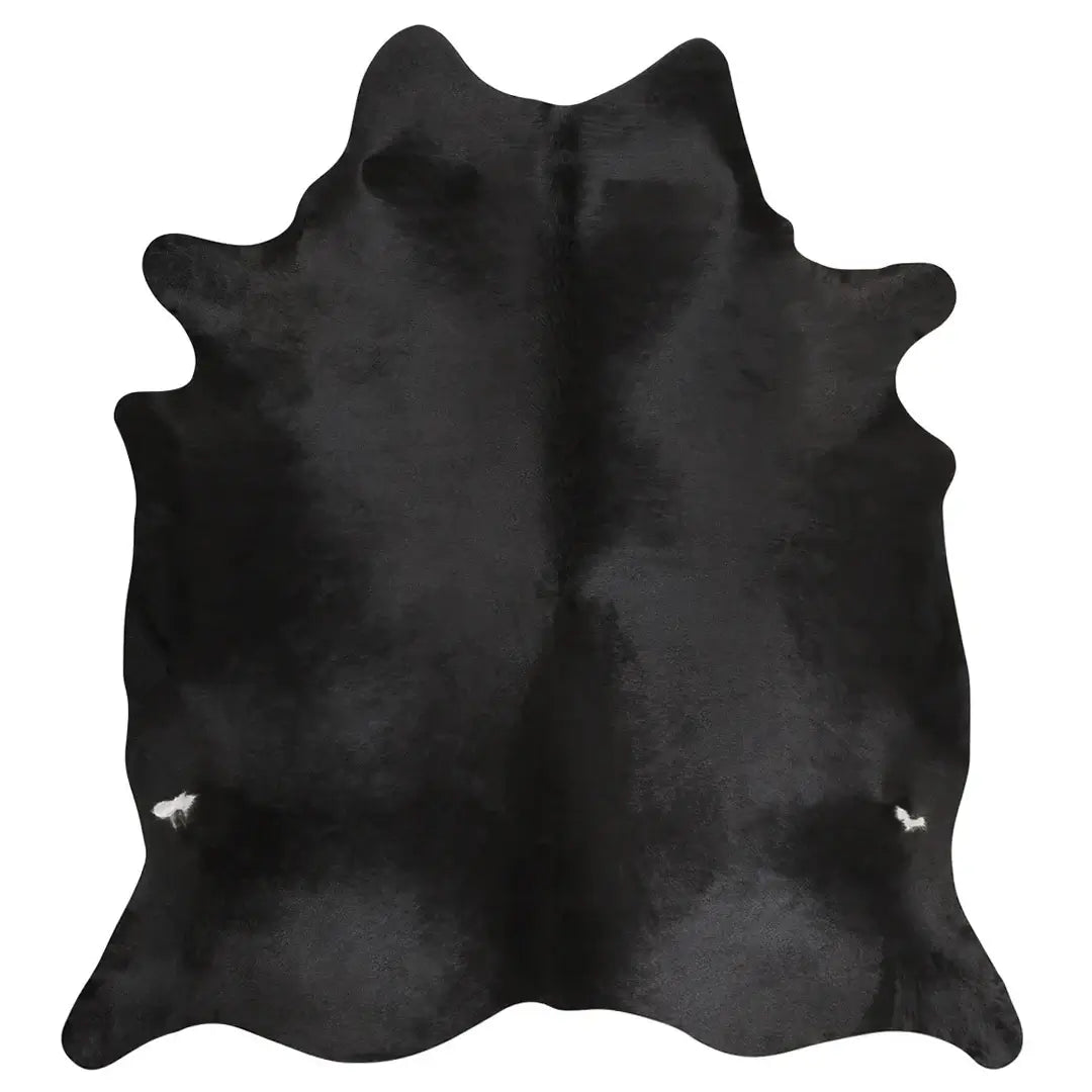 Black Brazilian Cowhide Rug: XXL