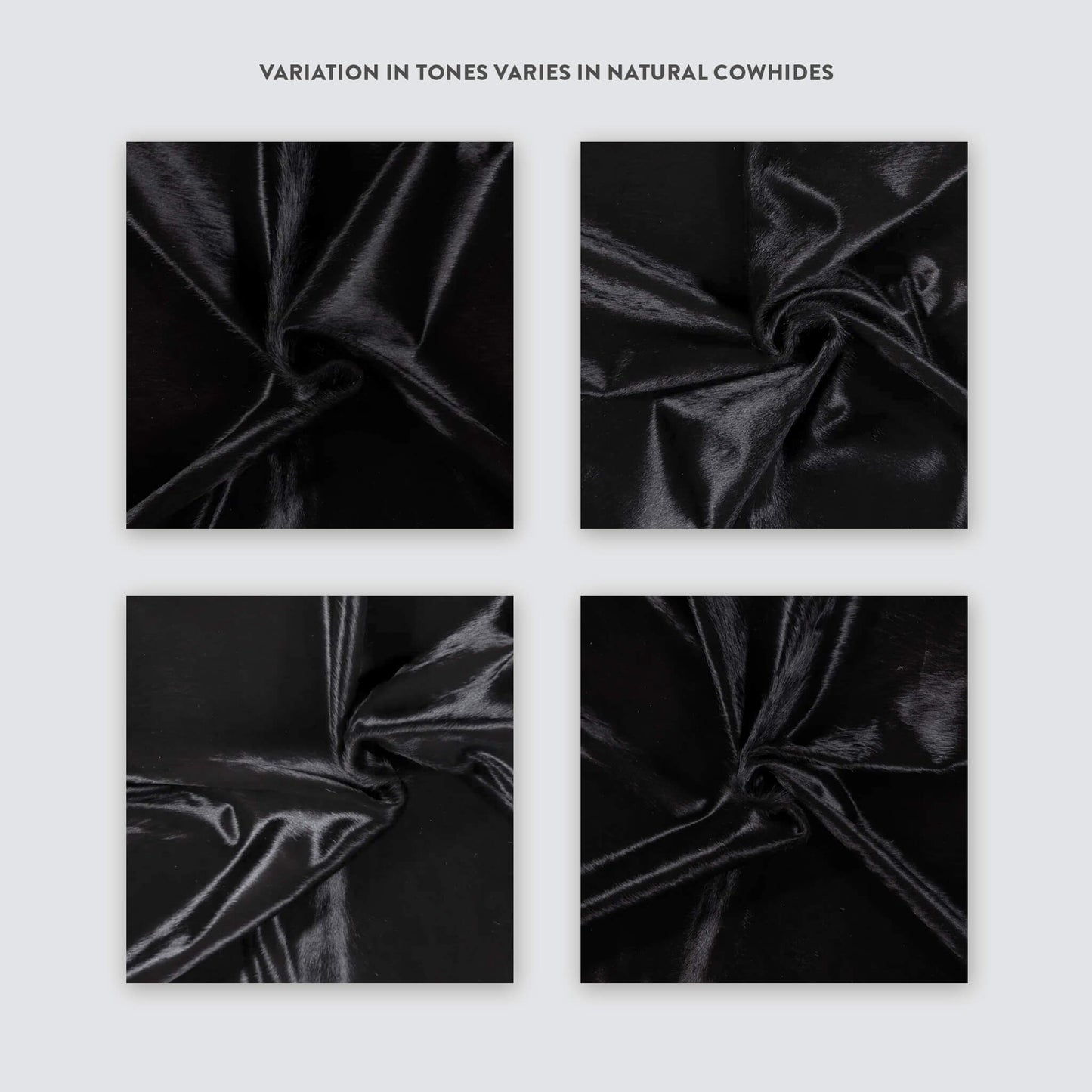 Black Natural Cowhide Rug